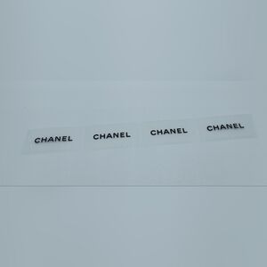 CHANEL Logo Stickers Authentic Boutique Packaging Labels Luxury Branding